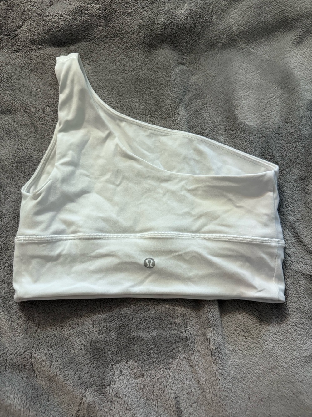 lululemon athletica One-Shoulder White Sports Bra size 6